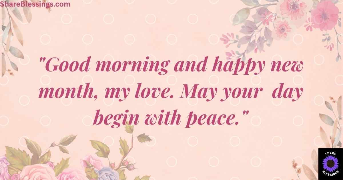 Happy New Month Prayers to My Boyfriend