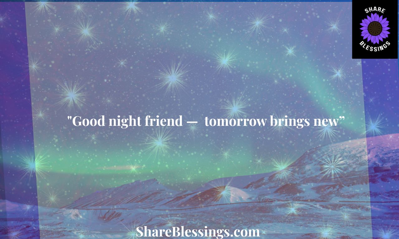 Sweet Good Night Messages