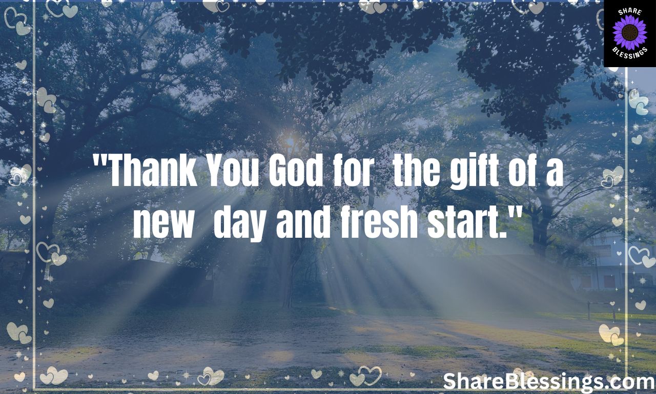 Uplifting Prayers for a Fresh Start