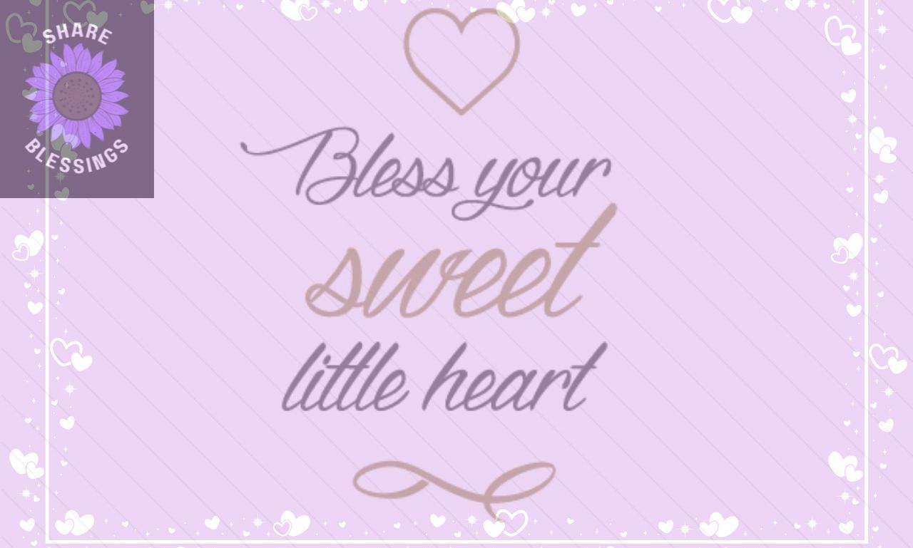 Cute Blessings for Sweetheart
