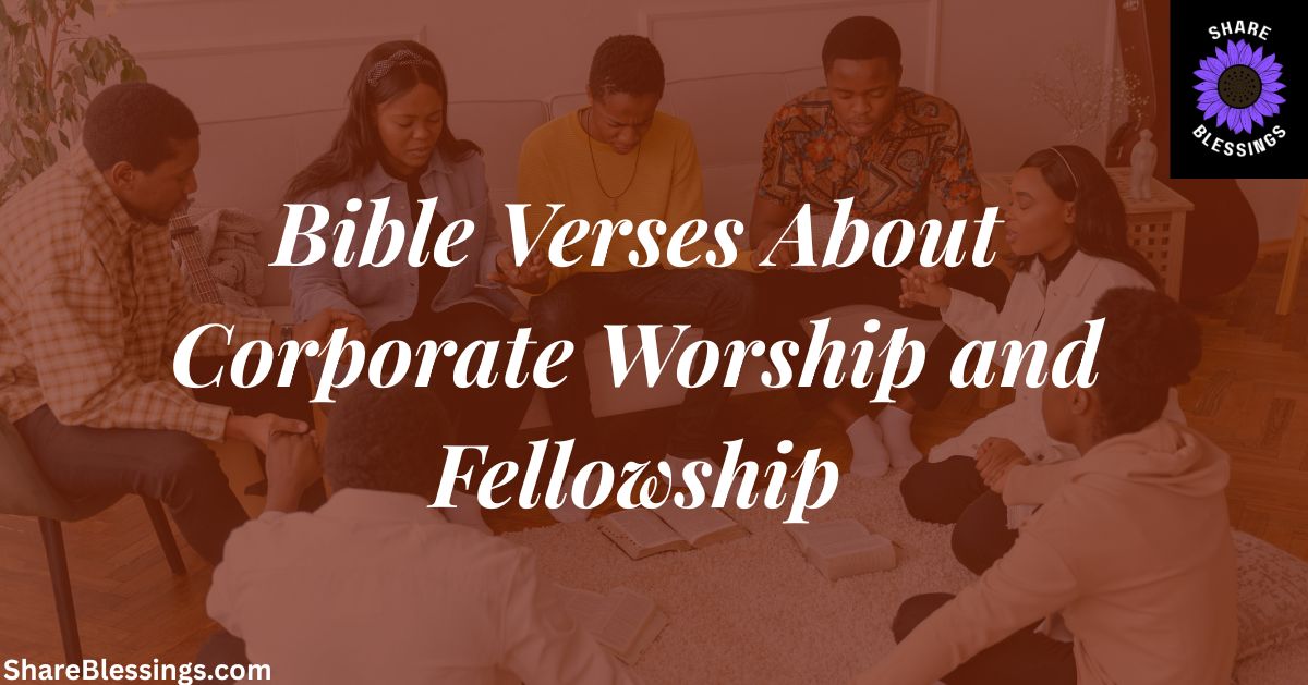 Bible Verses About Corporate Worship and Fellowship