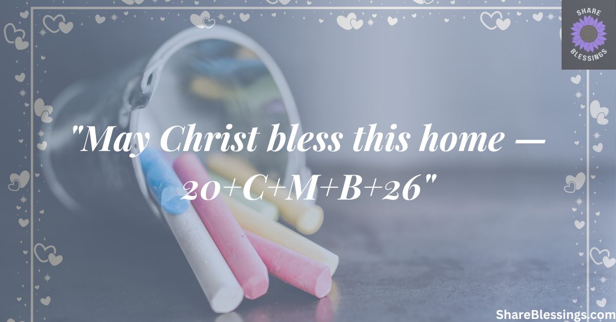 Epiphany Home Blessing