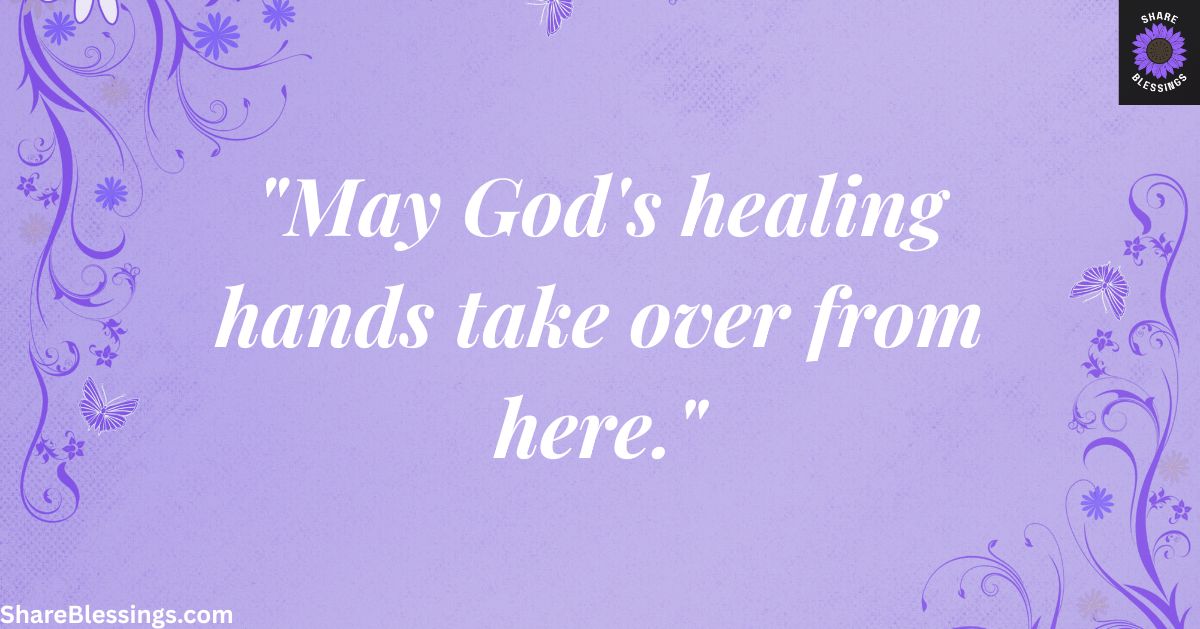 Get Well Soon Blessings
