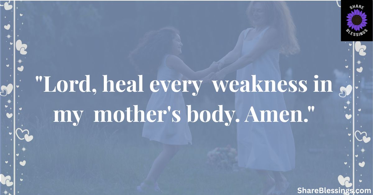 Prayers for My Mother's Health and Long Life
