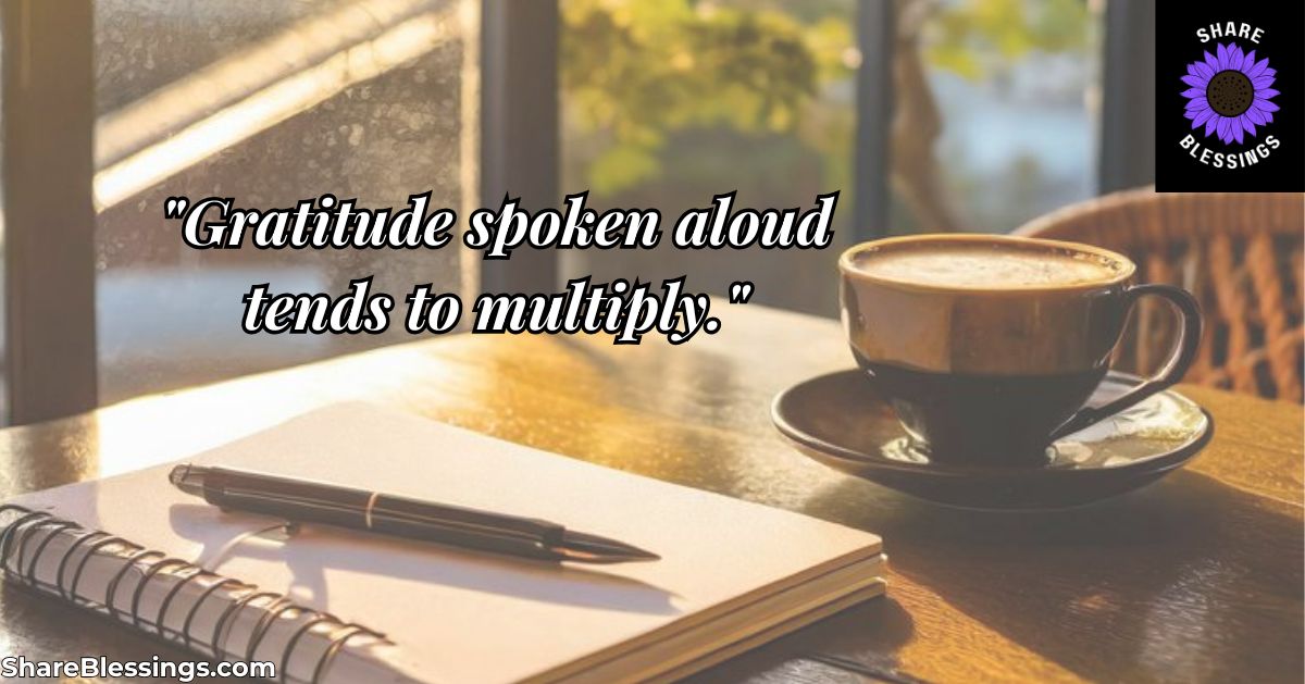 A Simple Weekly Gratitude Practice for Thursdays — notebook and coffee on table