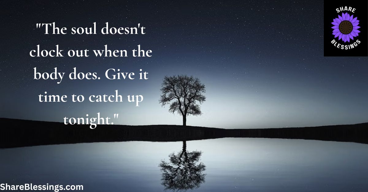 African American Friday Prayers for Peace of Mind — lone tree reflection on still lake at night