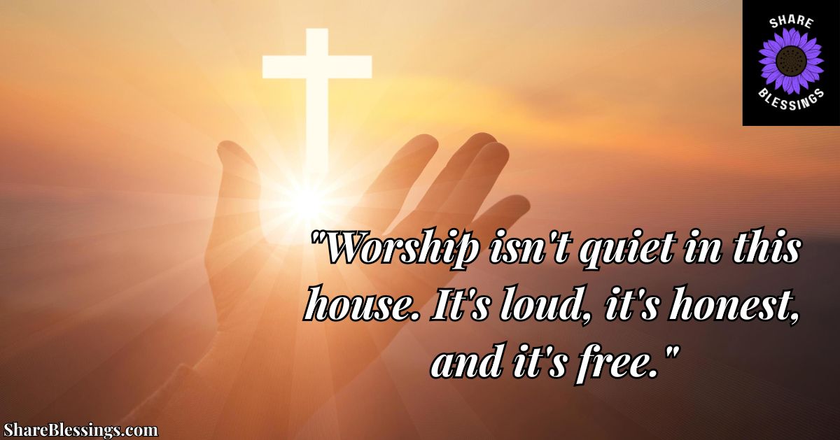 African American Sunday Prayers for Worship and Praise — glowing cross with outstretched hand