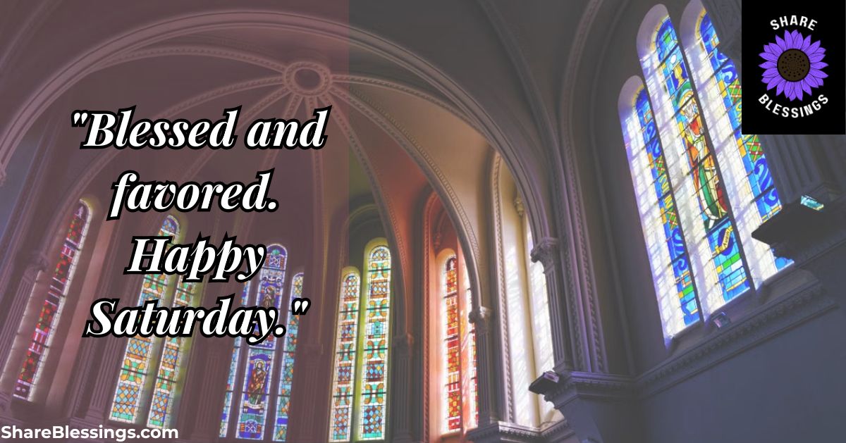 Short African American Saturday Blessings — stained glass church windows