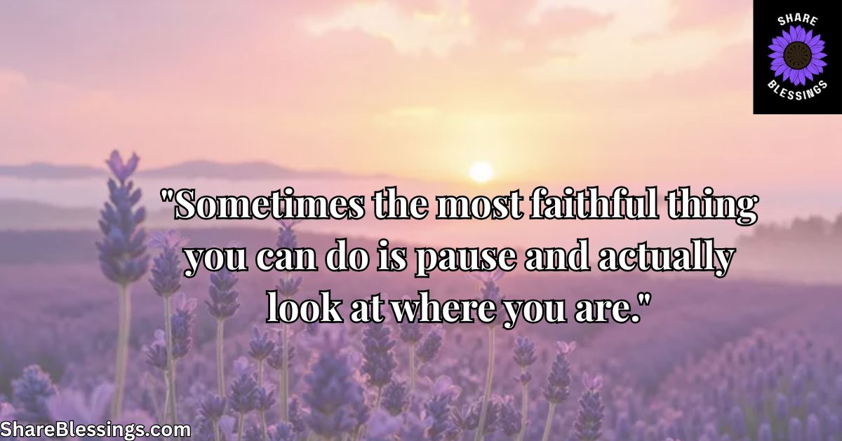 Blessings for Taking Stock and Recalibrating — lavender field at pastel sunset
