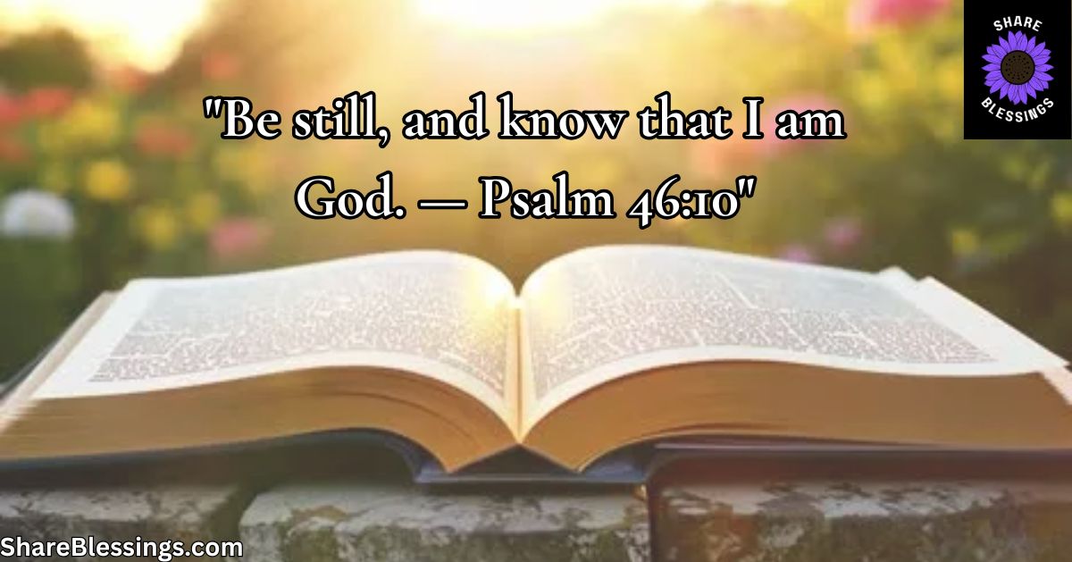 Wednesday Afternoon Prayers for Renewal and Direction — open Bible glowing in warm sunlight with garden flowers