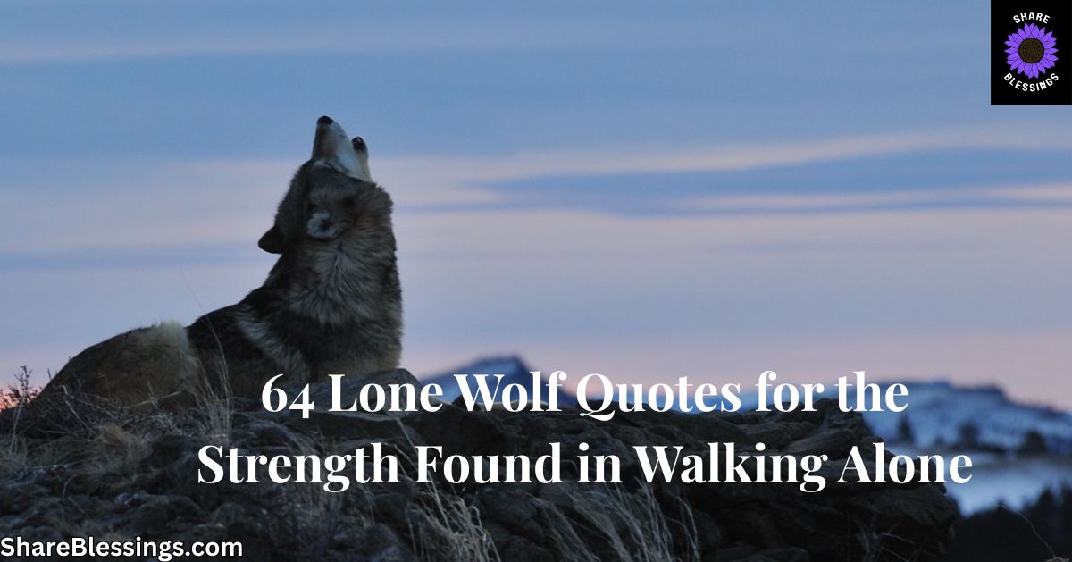 Lone wolf howling on a mountain ridge at dusk