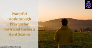 Man looking out over misty hills at sunrise, hopeful golden light